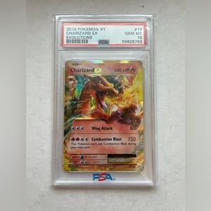 Pokémon: Charizard EX 12/108 Evolutions PSA 10